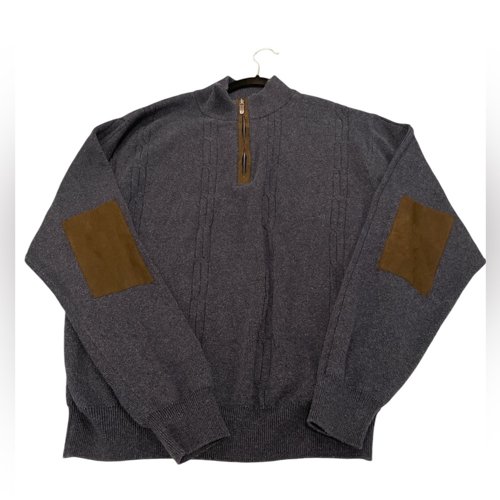 Alex Cannon Cable Front Pullover Sweater